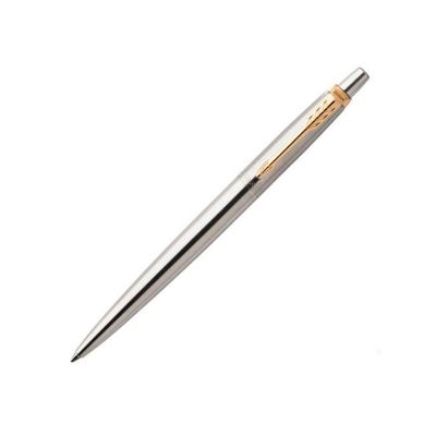 Шариковая ручка Parker Jotter Essential, St. Steel GT, стержень: Mblue-0