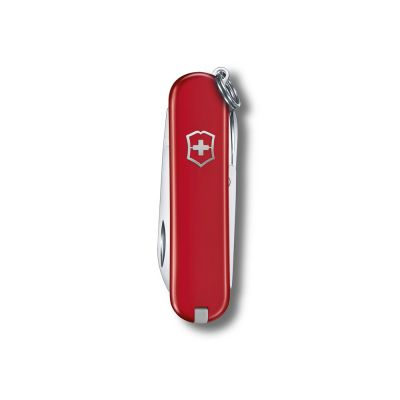 Нож-брелок VICTORINOX Classic Style Icon, 58 мм, 7 функций, красный-1