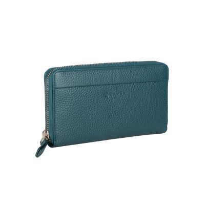 Кошелёк Cross Colors Quetzal, кожа наппа, фактурная, цвет зеленый квезаль-0