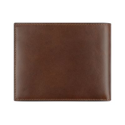 Портмоне BUGATTI Nobile,с защитой данных RFID, коньячного цвета, воловья кожа/полиэстер, 12х2х9,5 см-4