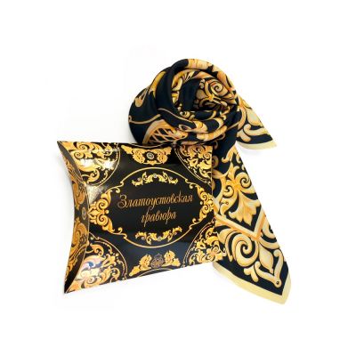 Платок Златоустовская гравюра-5