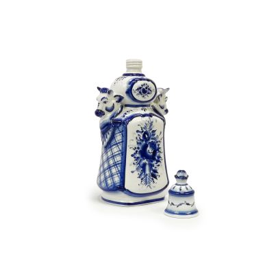 Штоф Зодиак - год Быка 1,3л-  Новогодний калейдоскоп-1