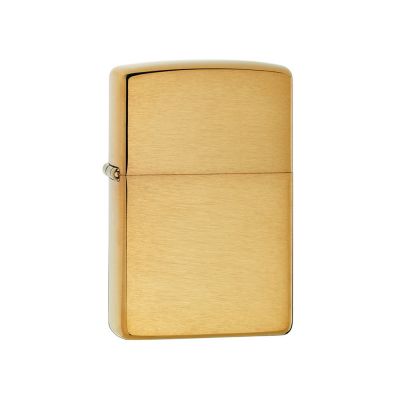 Зажигалка ZIPPO с покрытием Brushed Brass, латунь/сталь, золотистая, матовая, 38x13x57 мм-0