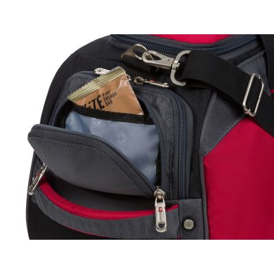 Сумка спортивная SWISSGEAR, красный/серый/чёрный, полиэстер 1200D, 52х25х30 см, 39 л-8