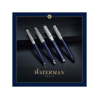 Шариковая ручка Waterman Carene22 SE deluxe Blue CT, стержень: M, цвет: Blue, в подарочной упаковке-9