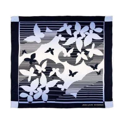 Платок шелковый Jean-Louis Scherrer модель Papillons-0