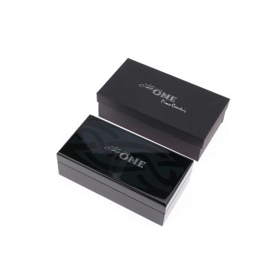 Ручка -роллер Pierre Cardin THE ONE. Цвет - пушечная сталь и черный. Упаковка L-9