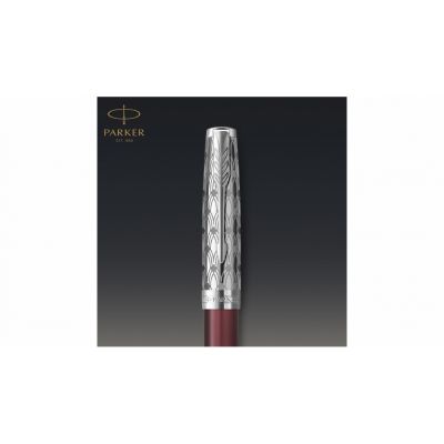 Ручка-роллер Parker Sonnet Premium Refresh RED CT, стержень: F, цвет чернил: black, в подарочной упаковке-7