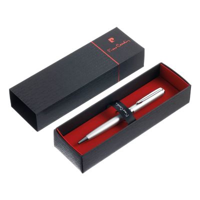 Ручка шариковая Pierre Cardin EASY. Цвет - серебристый. Упаковка Е-3