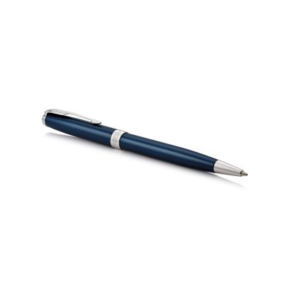 Ручка шариковая Parker Sonnet Core Subtle Blue CT, синий/серебристый-1