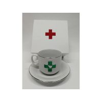 Чайная пара фарфоровая Фармацевт