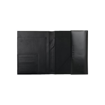 Папка для участника конференции формата А5 Caption Contrast Black. Hugo Boss, черный-6
