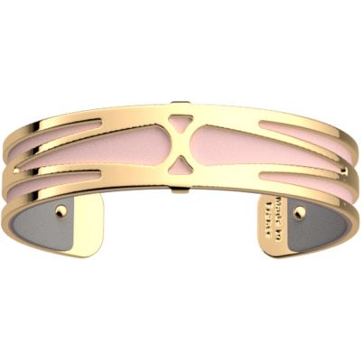 Браслет-бэнгл из латуни с гальваническим покрытием жёлтым золотом, 14мм-5