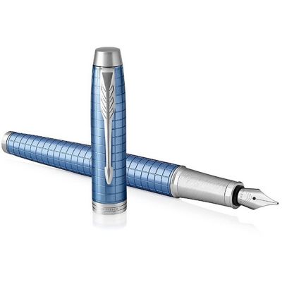 Перьевая ручка Parker IM Premium F322, Blue CT, перо: F, цвет чернил: Blue, в подарочной упаковке.-2