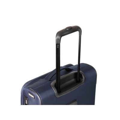 Чемодан TORBER Nevo, чёрный, полипропилен, 40 х 25 х 55 см, 32 л-3