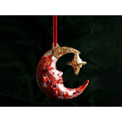 Елочные игрушки (Полумесяц) Гранат-4
