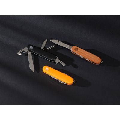 Нож перочинный Stinger, 90 мм, 10 функций, материал рукояти: древесина сапеле-6