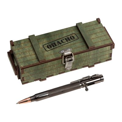 Ручка шариковая Морёный дуб-1