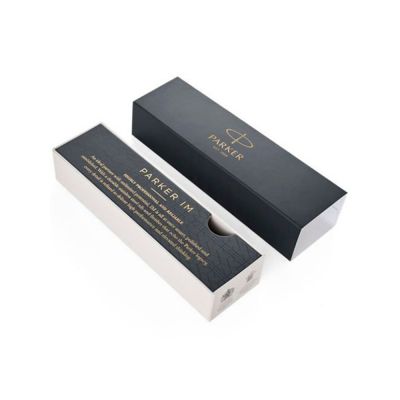 Ручка роллер Parker IM Core Black GT, черный/золотистый-4