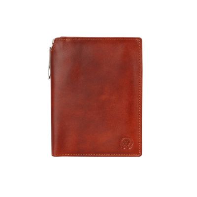 Бумажник для документов Cross Vachetta New Cognac, с ручкой Cross, кожа наппа, гладкая, рыже-корич.-0