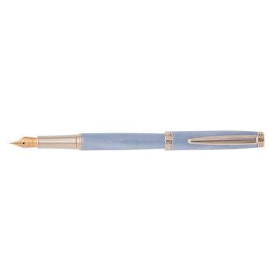 Ручка перьевая Pierre Cardin SHINE. Цвет - серебристый. Упаковка B-1-2