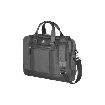 Портфель VICTORINOX Architecture Urban2 15 Briefcase 15'', серый, полиэстер/кожа, 42x13x31 см, 16 л-0