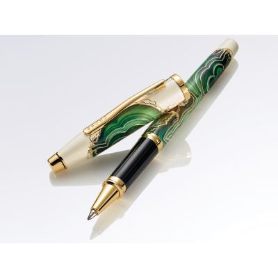 Ручка-роллер Selectip Cross Wanderlust Borneo, белый, зеленый-4