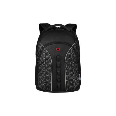 Рюкзак Sun WENGER 16'', черный со светоотражающим принтом, полиэстер, 35x27x47 см, 27 л-4