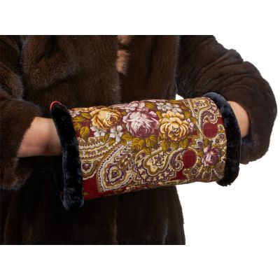 Муфта женская, красный-10