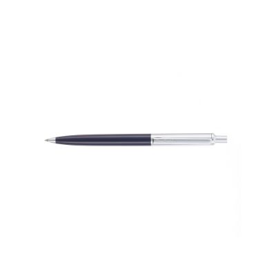 Ручка шариковая Pierre Cardin EASY. Цвет - синий и серебристый. Упаковка Е-1