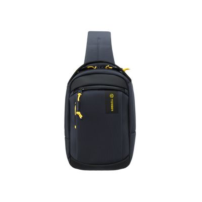 Рюкзак TORBER VOYAGE на одно плечо, серый, полиэстер 900D, 20х10х30 см, 5 л-0