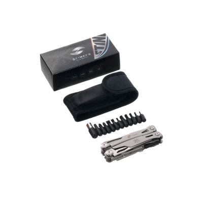 Мультитул Stinger, 106 мм, 15 функций, сталь, серебристый, в комплекте нейлоновый чехол-5