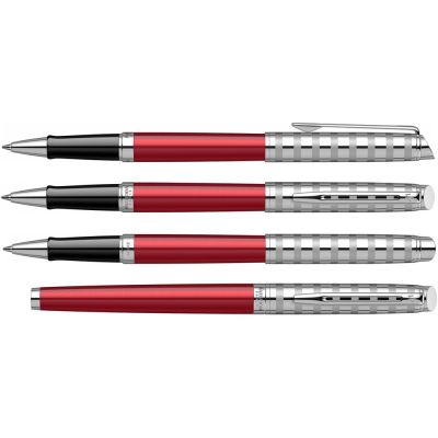Ручка роллер Waterman Hemisphere French riviera Deluxe RED CLUB RB в подарочной коробке-2