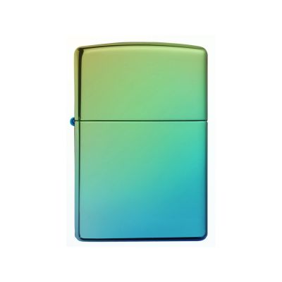 Зажигалка ZIPPO Classic с покрытием High Polish Teal, латунь/сталь, зелёная, глянцевая, 38x13x57 мм-1