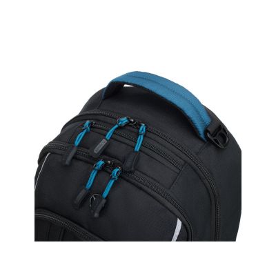Рюкзак TORBER ROCKIT с отделением для ноутбука 15.6, чёрный/синий, нейлон, 32 х 14 х 50 см, 22л-6