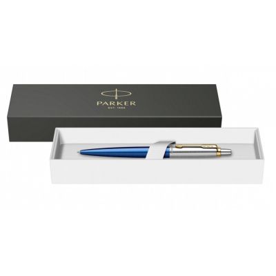Шариковая ручка Parker Jotter SE 135 Lacquer Blue St.Steel GT, стержень: M, цвет чернил : blue, в подарочной упаковке-3