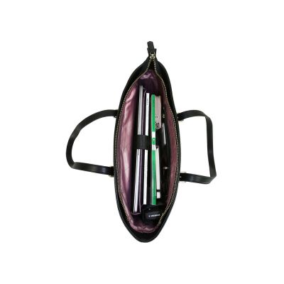 Сумка-тоут женская BUGATTI Passione 15'', чёрная, полиуретан, 47х13х32,5 см-4