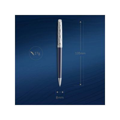 Шариковая ручка Waterman Hemisphere22 SE Deluxe Blue CT, стержень: M, цвет: Blue, в подарочной упаковке-3