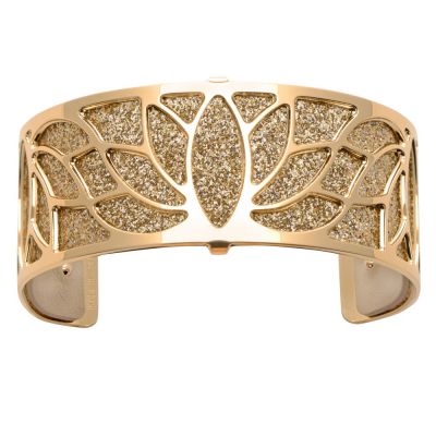 Браслет-бэнгл из латуни с гальваническим покрытием жёлтым золотом, 25мм-3