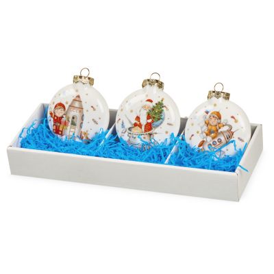 Набор новогодних игрушек, 3 шт-0