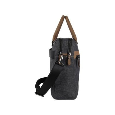 Портфель мужской BUGATTI Luce 15'', серый, полиэстер, 40х10х31,5 см-3