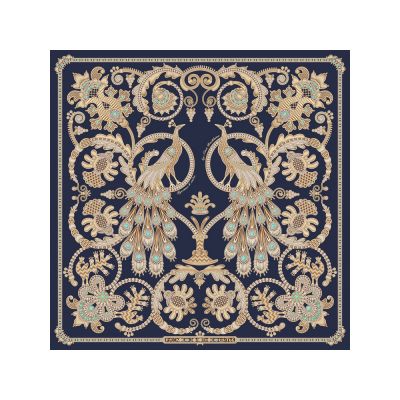 Платок Русское золотное шитьё-0