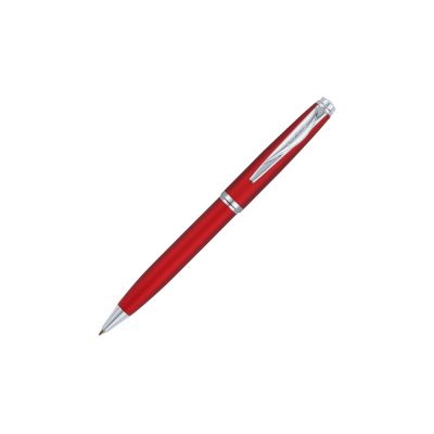 Ручка шариковая Pierre Cardin GAMME Classic с поворотным механизмом, красный матовый/серебро-0