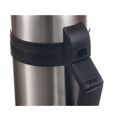 Термос Stinger, 1 л, широкий с ручкой, нержавеющая сталь, серебристый, 12,2 х 10,5 х 23,3 см-3