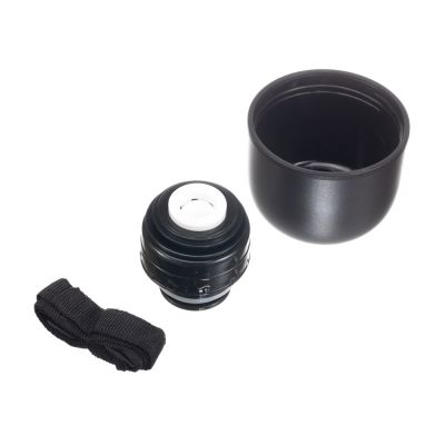 Термос Stinger, 1,2 л, широкий с ручкой, нержавеющая сталь, чёрный, 12,4 х 10,2 х 31,8 см-1