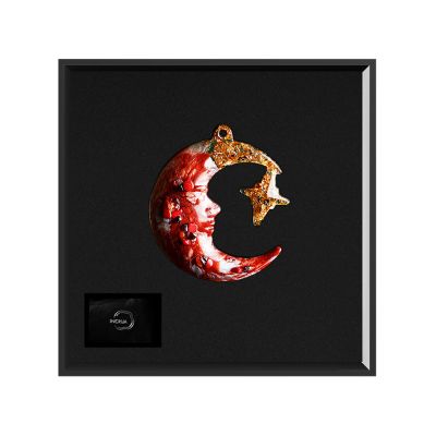 Елочные игрушки (Полумесяц) Гранат-1