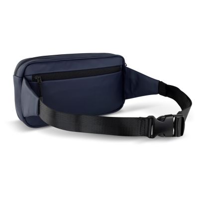 Сумка на пояс BUGATTI Blanc, синяя, тарпаулин/полиэстер, 26х5,5х13,5 см-7