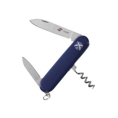 Нож перочинный Stinger, 90 мм, 4 функции, материал рукояти: АБС-пластик (синий)-0