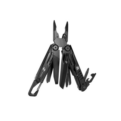 Мультитул Stinger, 115 мм, 14 функций, сталь, черный, в комплекте нейлоновый чехол-0