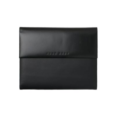 Папка для участника конференции формата А5 Caption Contrast Black. Hugo Boss, черный-3